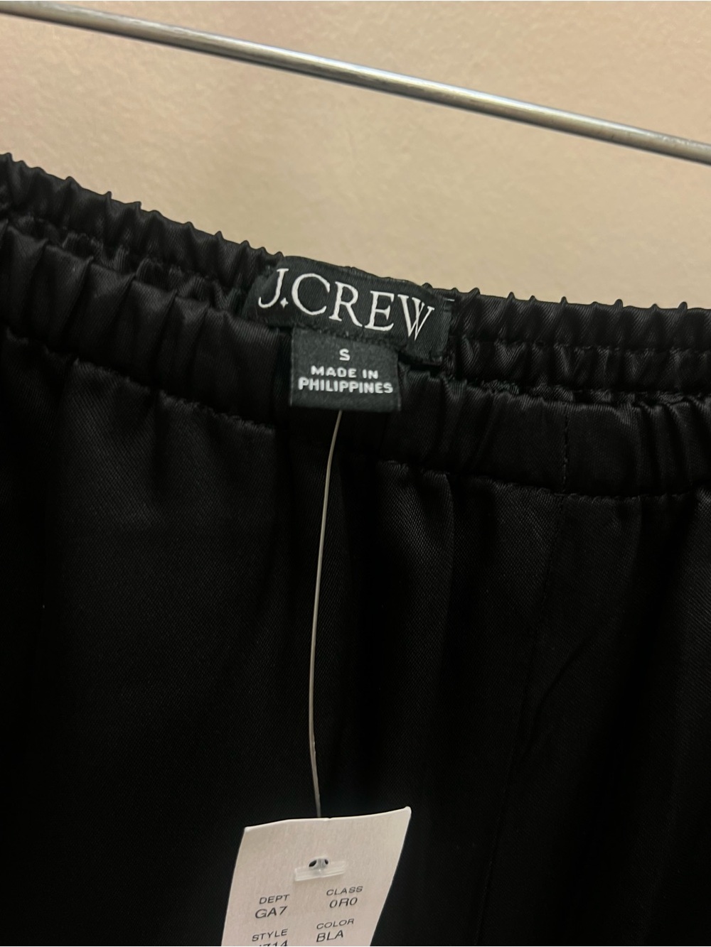 J. Crew Black Wide-Leg Pull-On Pants - Picture 2 of 5